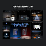 Creality - Falcon A1 Pro - Graveur et Découpeur Laser - 20W - 2W IR