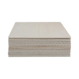 Creality - 10 Plaques de Contreplaqué de Tilleul (Basswood Sheets) - 20 x 20 cm - 3 mm