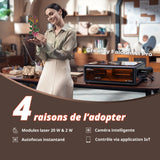 Creality - Falcon A1 Pro - Graveur et Découpeur Laser - 20W - 2W IR