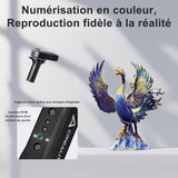 Creality - CR-Scan Otter Lite avec Poignée Lite Bridge - Véritablement sans Fil, Véritablement Illimité