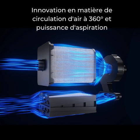 Purificateur Fumée Creality Falcon YW45 - Compatible A1, Filtration 99,97%, Double Couche, Bruit 56 DB, 3 Vitesses, 115 M³/h, Dimensions 18,5x18,5x20,5 Cm - 4