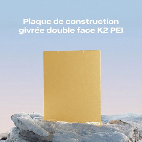 LANKEGU Plaque De Construction PEI Double Face 315x310mm Pour Creality K1 Max - Lit Acier Ressort Texturé