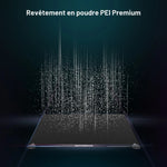 Creality - K2 Plus - Plateau d'impression PEI Givré - 350 x 350 mm