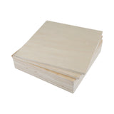 Creality - 6 Plaques de Contreplaqué de Tilleul (Basswood Sheets) - 30 x 30 cm - 5 mm