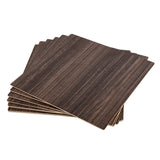 Creality - 10 Plaques de Contreplaqué de Noyer (Walnut Plywood Sheets) - 30 x 30 cm - 3 mm